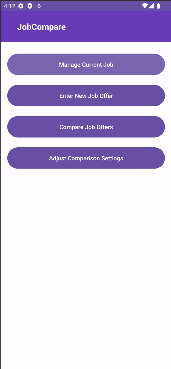 Job Compare Android App Image #1