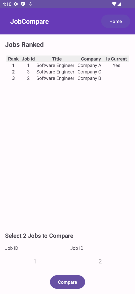 Job Compare Android App Image #6